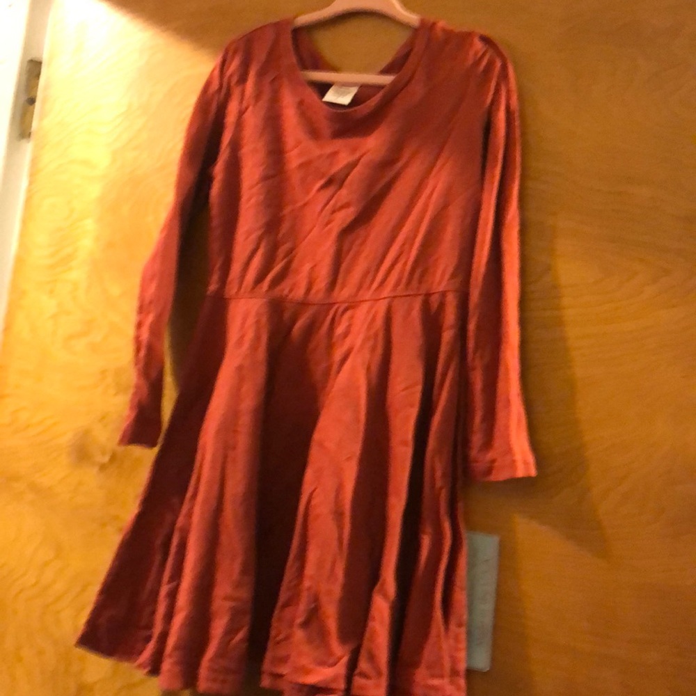City threads size 5 girls dress burnt orange-ish